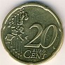20 Euro Cent Germany 2002 KM# 211. Uploaded by Granotius